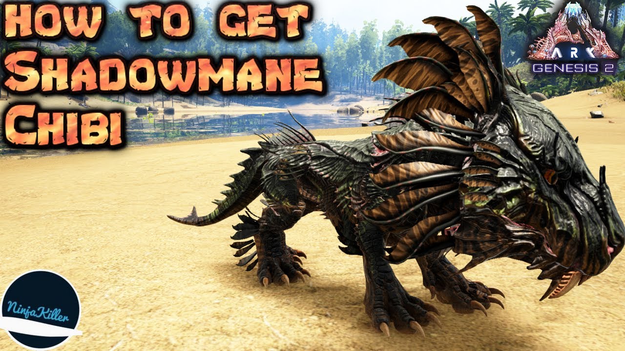 How To Get The Shadowmane Chibi In Ark Survival Evolved Youtube