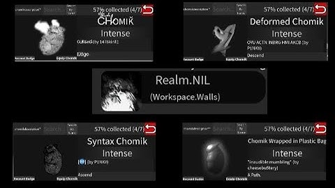 How To Get all the Intenses Chomiks in Realm.NIL ( Find The Chomiks Spawn Edition)