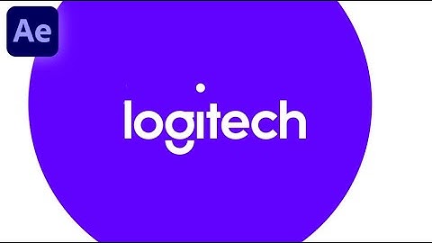 Logitech Logo Animation In Adobe After Effects - After Effects Tutorial - No Plugins.