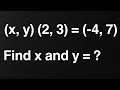 Solving (x, y) Ordered Pair Equations Step-by-Step | TACC