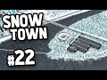 BUILDING A HUGE FOOTBALL STADIUM - Cities Skylines SnowTown #22