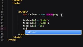 Javascript  - 26 - Les tableaux en profondeur