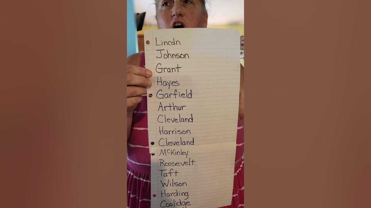 Presidents song through Biden (2024 election results added in November)