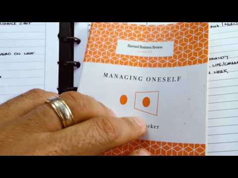 Managing Oneself by