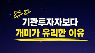 개미가 기관투자자보다 유리한 이유 I 김영웅