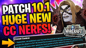 PATCH 10.1 Will DESTROY PVP? - HUGE CC and Interrupt NERFS! (RIP Rogues) - Cobrak WoW Dragonflight