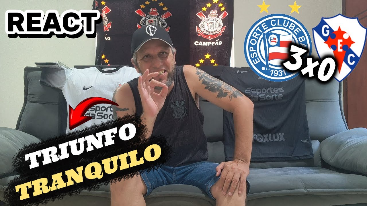 REACT Bahia 3x0 Galícia - Baiano 2026 - BAHIA ATROPELA O GALÍCIA! KAUÊ FURKIN METEU GOL!