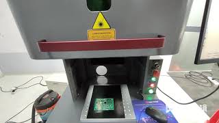 Celebrity 10W UV Laser Marker QR Code on PCB Board Profile