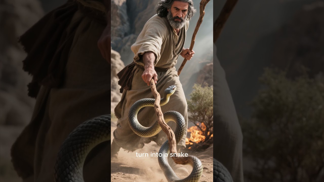 "Exodus Ch. 3-4 Explained in 60 Seconds | Bible Short"