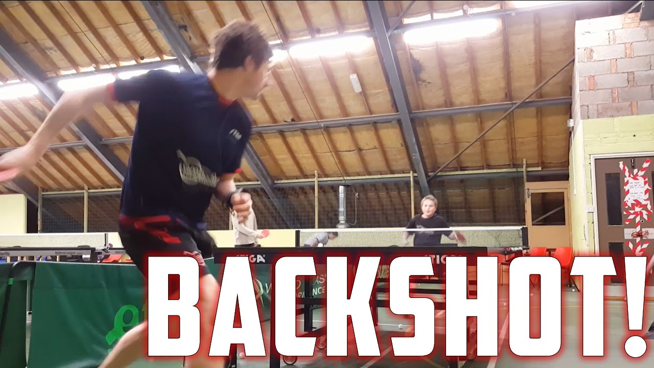 The Table Tennis Behind The Back Shot!