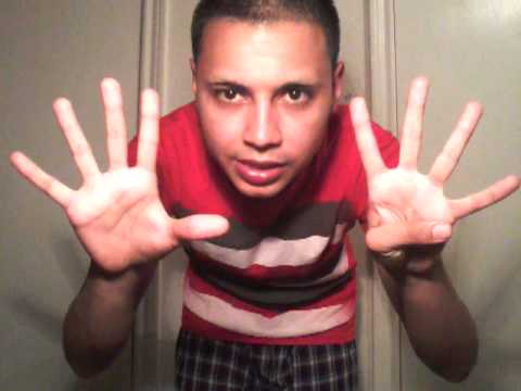 Finger math in Stand and Deliver (Acting) 