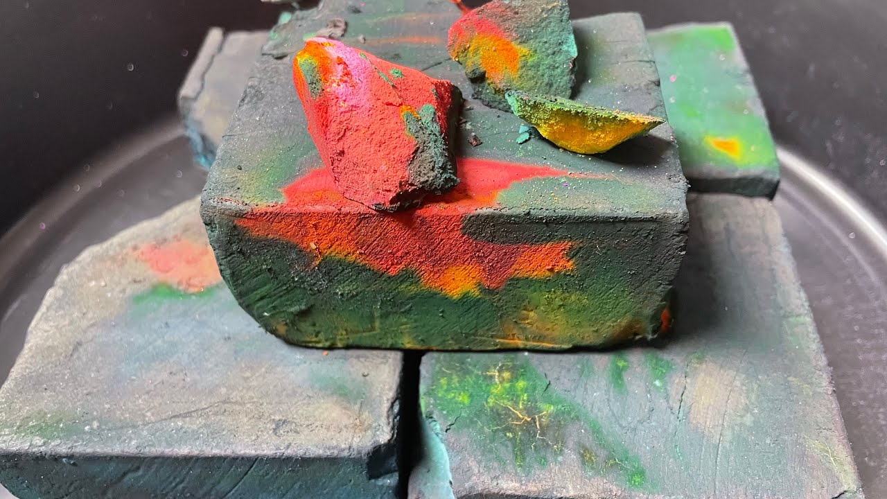 Multicolored Dyed Prosource Gym Chalk - YouTube