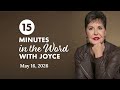 True Greatness - Pt 1 | 15 Minutes In The Word with Joyce Meyer