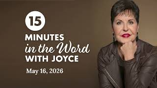 True Greatness - Pt 1 | 15 Minutes In The Word with Joyce Meyer Net Worth