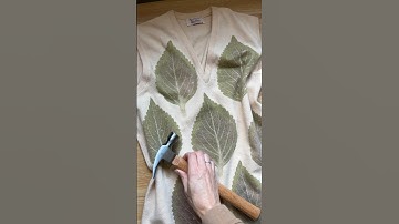 Hammered Coleus leaves on a wool vest #ecoprint #botanical #naturaldye #coleus #hammerflower