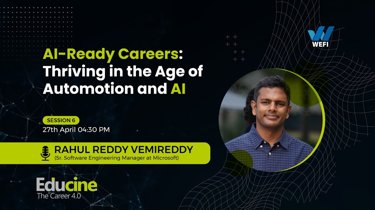 AI Ready Careers:Thriving in the Age of Automotion and AI | RAHUL REDDY ...