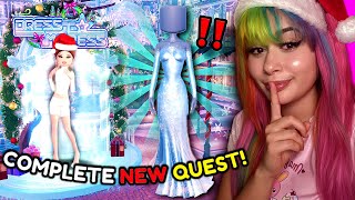 🚨How To *COMPLETE* The WINTER QUEST In LESS THAN 20 MINUTES & Get RARE ITEMS ⏰❄️| Dress to Impress