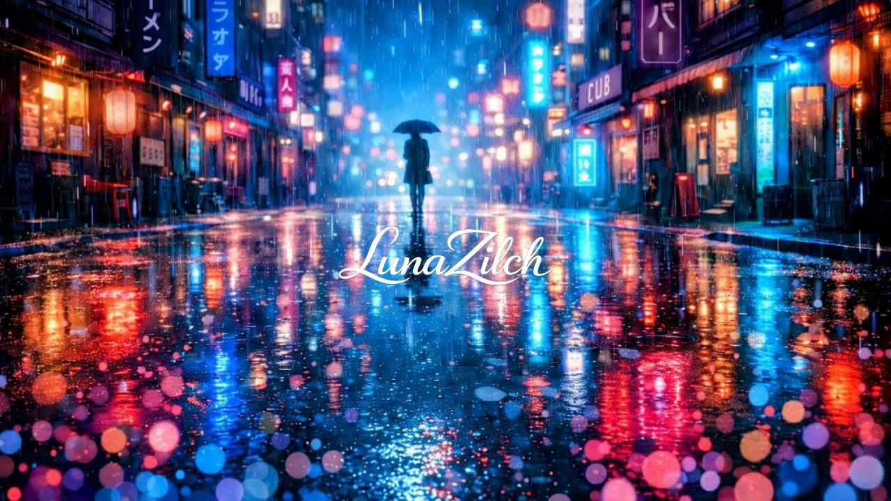 Neon Puddles - Lo-fi Hip Hop / Ambient Mix 【都会の雨夜、眠れない夜に】