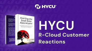 HYCU - R-Cloud Customer Reactions