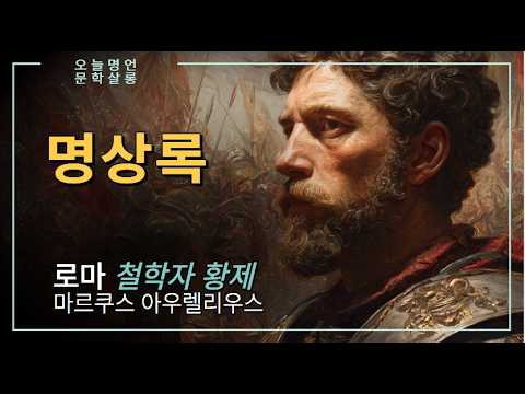 지금 이 순간을 마지막처럼 살아라 | 철학자 황제 마르쿠스 아우렐리우스 #철학 #오디오북 #세계문학 #인문학 #작가전기 #스토리텔링 #스토아철학