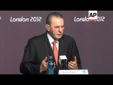 Olympic Committee president Jacques Rogge comments on security for the Olympic Games