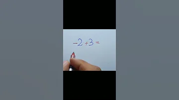 اسهل طريقة لجمع الاعداد الموجبة والسالبة 
