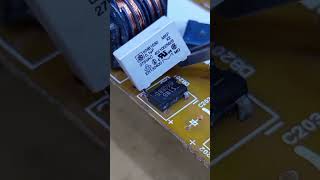 REPLACE OLD POLYESTER CAPACITOR BREAK PIN AFTER EMI LINE FILTER 0.1uF/275V