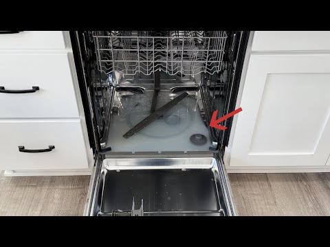 My dishwasher won't drain/has water in the bottom of it?