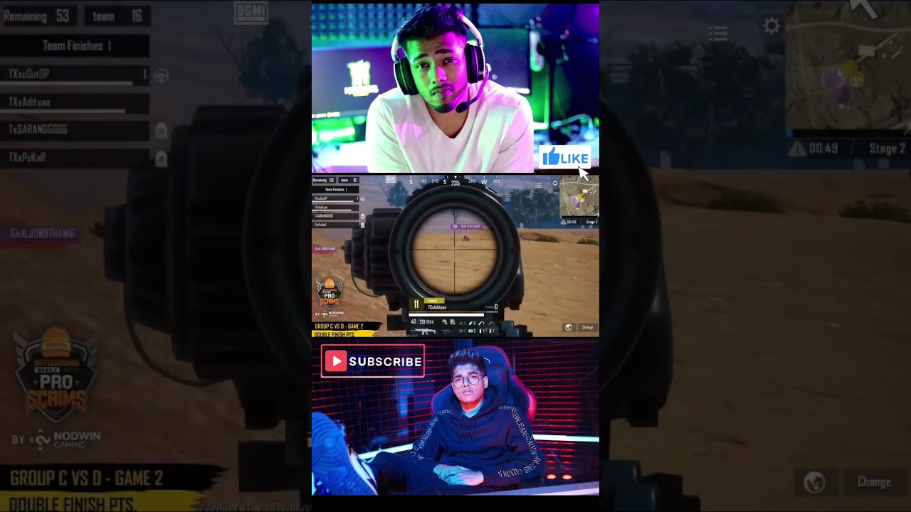 Jonathan Vs Scout 🤯 Tx Vs Godlike 4v4 Fight 