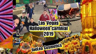 Las Vegas Halloween town pumpkin patch carnival JaeLea cosmetics family full of fun games and rides