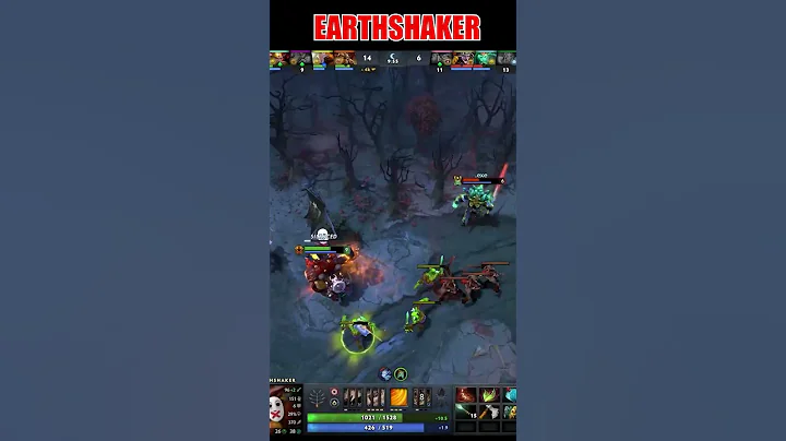 1 Level In 55 Seconds Earthshaker Likes this Very Much #dota2 #dota2highlights #rampage