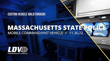 Massachusetts State Police Mobile Command/HNT Vehicle