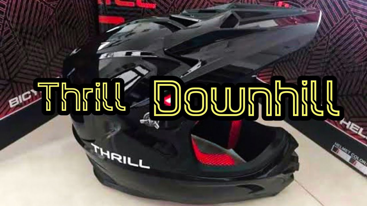 Review Helm sepeda Thrill Downhill, BMX, MTB fullface YouTube