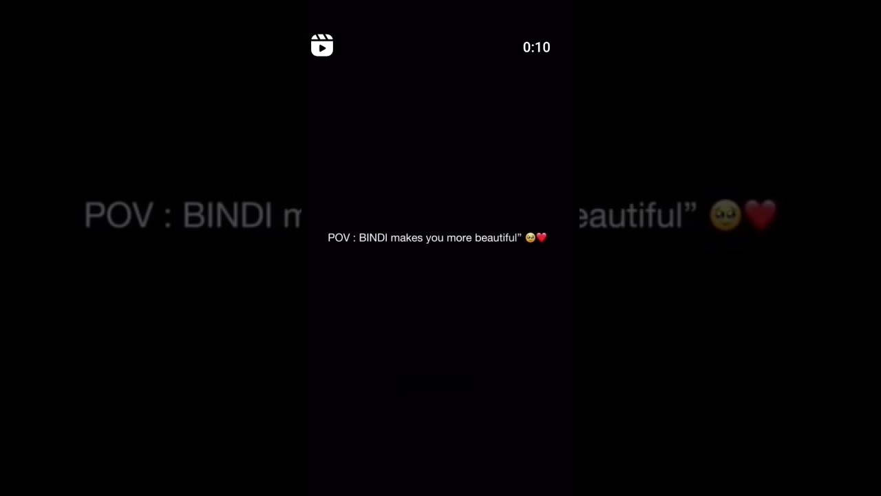 Bindi makes u more beautiful ❤️.           