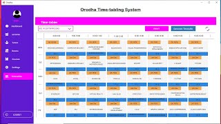 COMPLETE TIMETABLE GENERATOR WITH SOURCE-CODE ~ C# screenshot 5