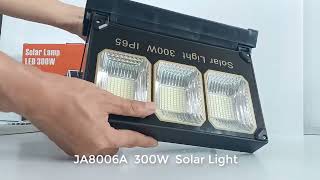 JA8006A & JA8005A solar lighting system of 300W or 150W solar lamps