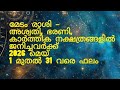 മേടം രാശി – അശ്വതി, ഭരണി, കാർത്തിക നക്ഷത്രങ്ങളിൽ ജനിച്ചവർക്ക്2026 മെയ് 1 മുതൽ 31 വരെ ഫലം ♈✨