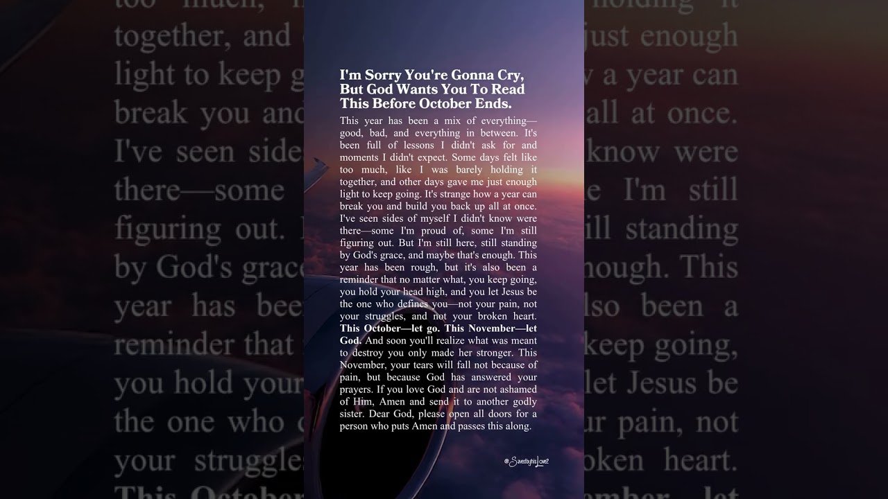 🌧️ When Life Pushes You Down, God Is Paving the Way — Trust His Plan 🙏