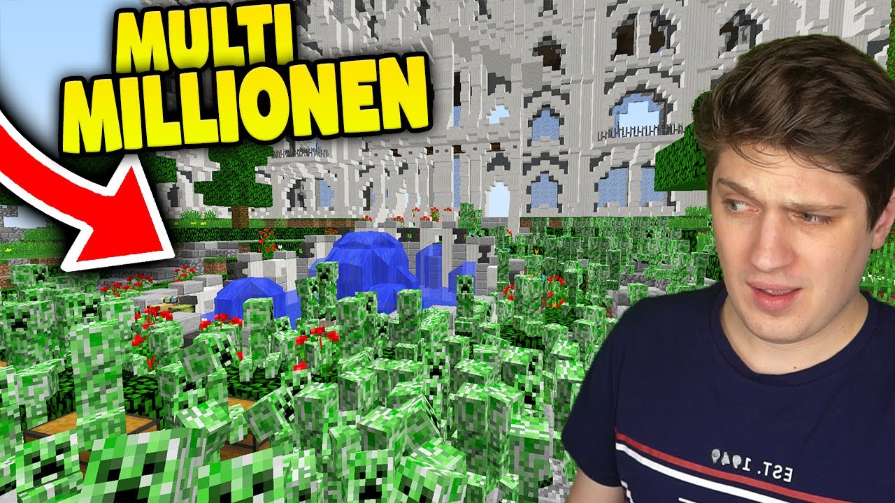 MULTI MILLIONEN VILLA mit 1.000 CREEPERN SPRENGEN (Troll)