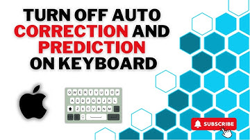 How to turn off auto correction and prediction on iphone keyboard