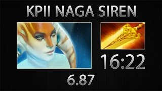 Dota 2 Naga Siren Fast Farm - KPII - Radiance - 16:22 [6.87]