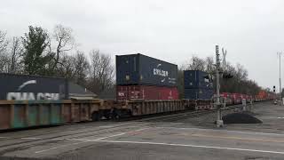 NORFOLK SOUTHERN GE AC44C6M Northbound Intermodal Container Train