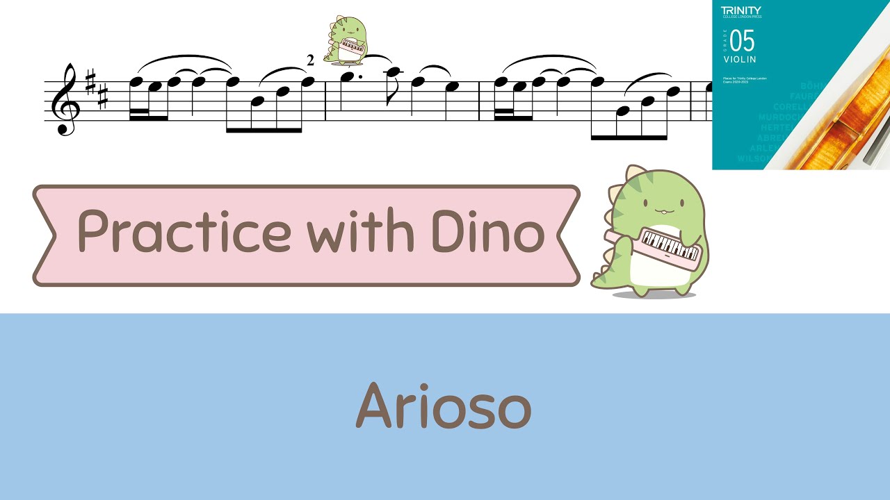 Arioso by Jeffrey Wilson Grade 5 Trinity (2020 - 2023)