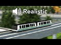 Cities: Skylines - First Person Airport People Mover (Line 1) with Realistic Ambient Sounds/Speed