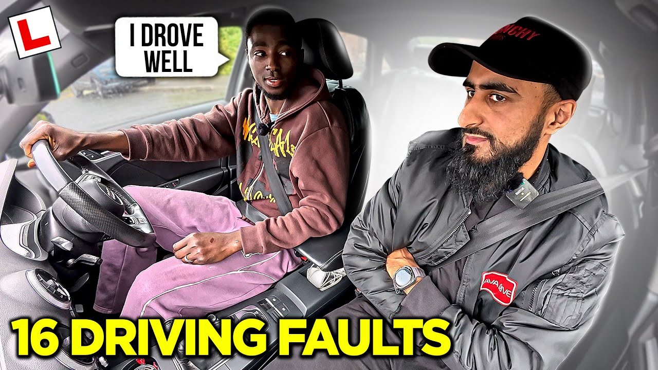 16 Driving Test Mistakes… And He Thinks He Passed 😳 - YouTube