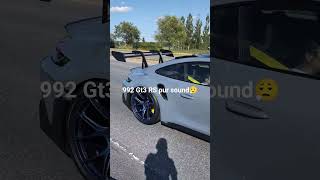 Porsche 911 gt3rs 992 pur sound