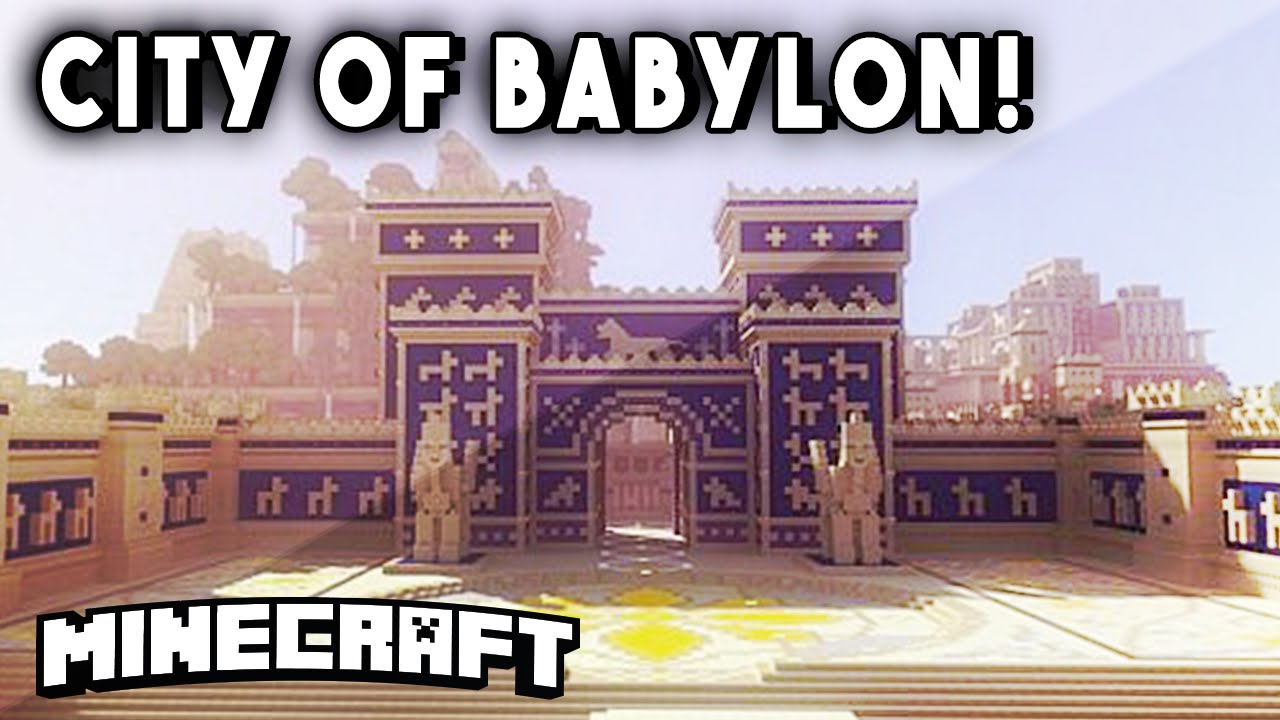 Minecraft Maps City Of Babylon W Palace Mind Blowing