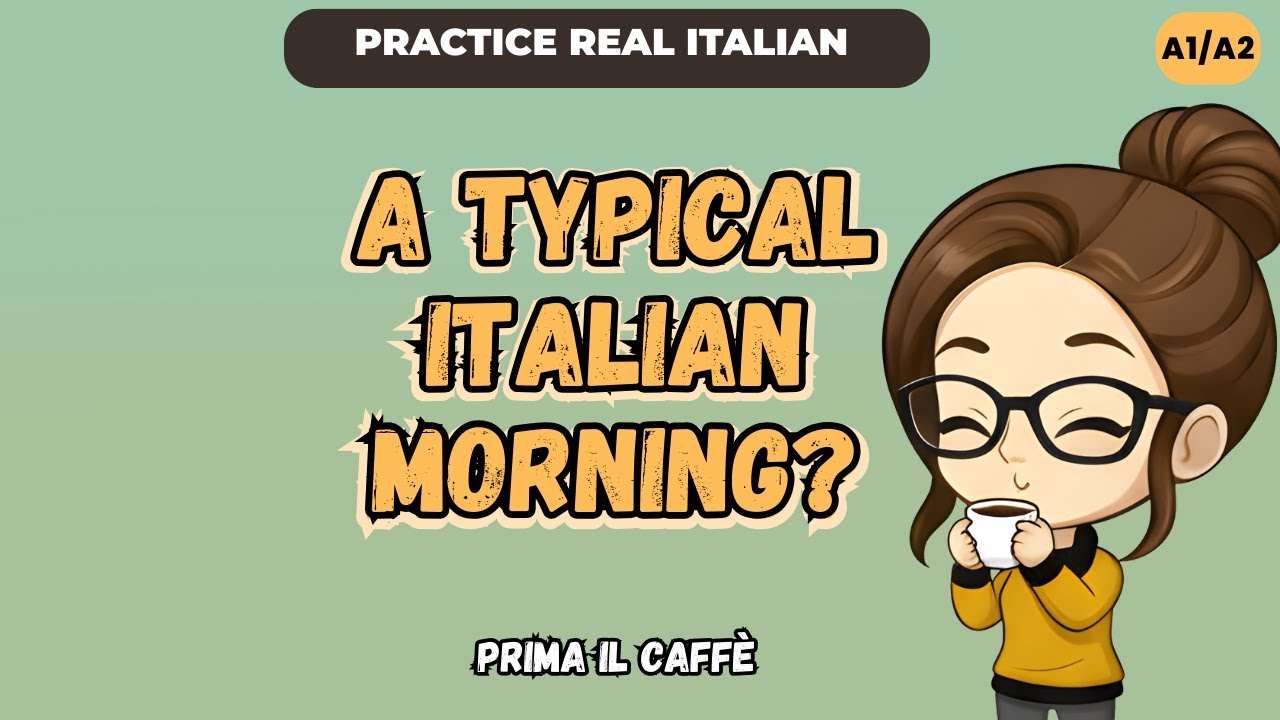 Slow Italian for Beginners (A1/A2) | A Typical Morning in Italy with Mara | Learn Italian Listening