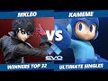 EVO 2019 SSBU - FOX | MkLeo (Joker) Vs. R2G | Kameme (Mega Man) Smash Ultimate Tournament Top 32