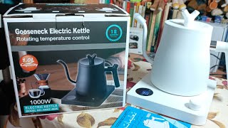 #asmr #unboxing Gooseneck Electric Kettle XNXZ-4625 Rotating temperature control
